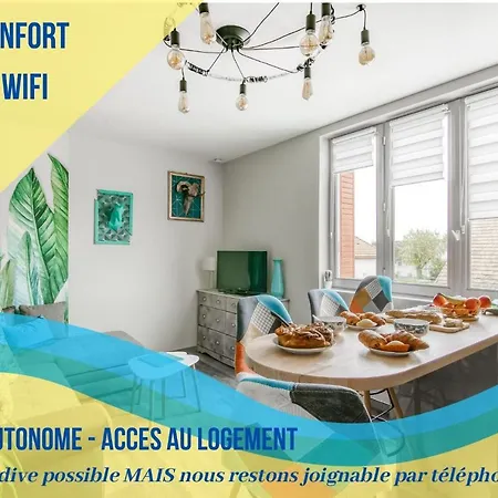 Superlogis Troyes - Naturea - Logement T2 Grand Confort - Parking - Netflix Apartamento *